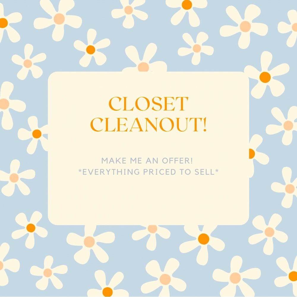 🌼 Closet Clean Out! 🌼